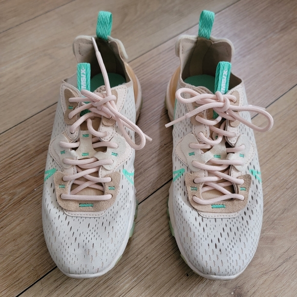 Nike React VisionPearl White Green Glow size 6.5 - Picture 4 of 6